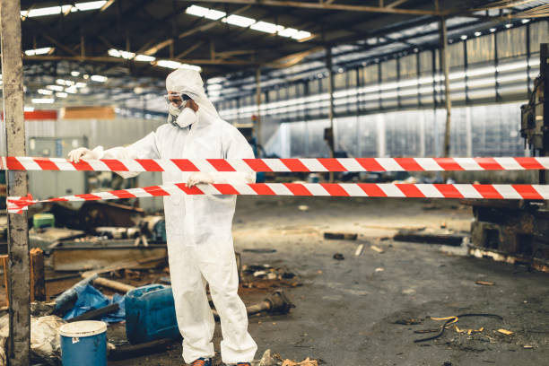 Professional Trauma Scene Cleanup technician working in Riverton, IL
